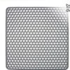 BODO Gootsteenmat Siliconen Donker Grijs - 34.5 X 34.5 Cm - Keuken Accessoires - Gootsteen Beschermer - Onderzetters Siliconen - Anti Kras