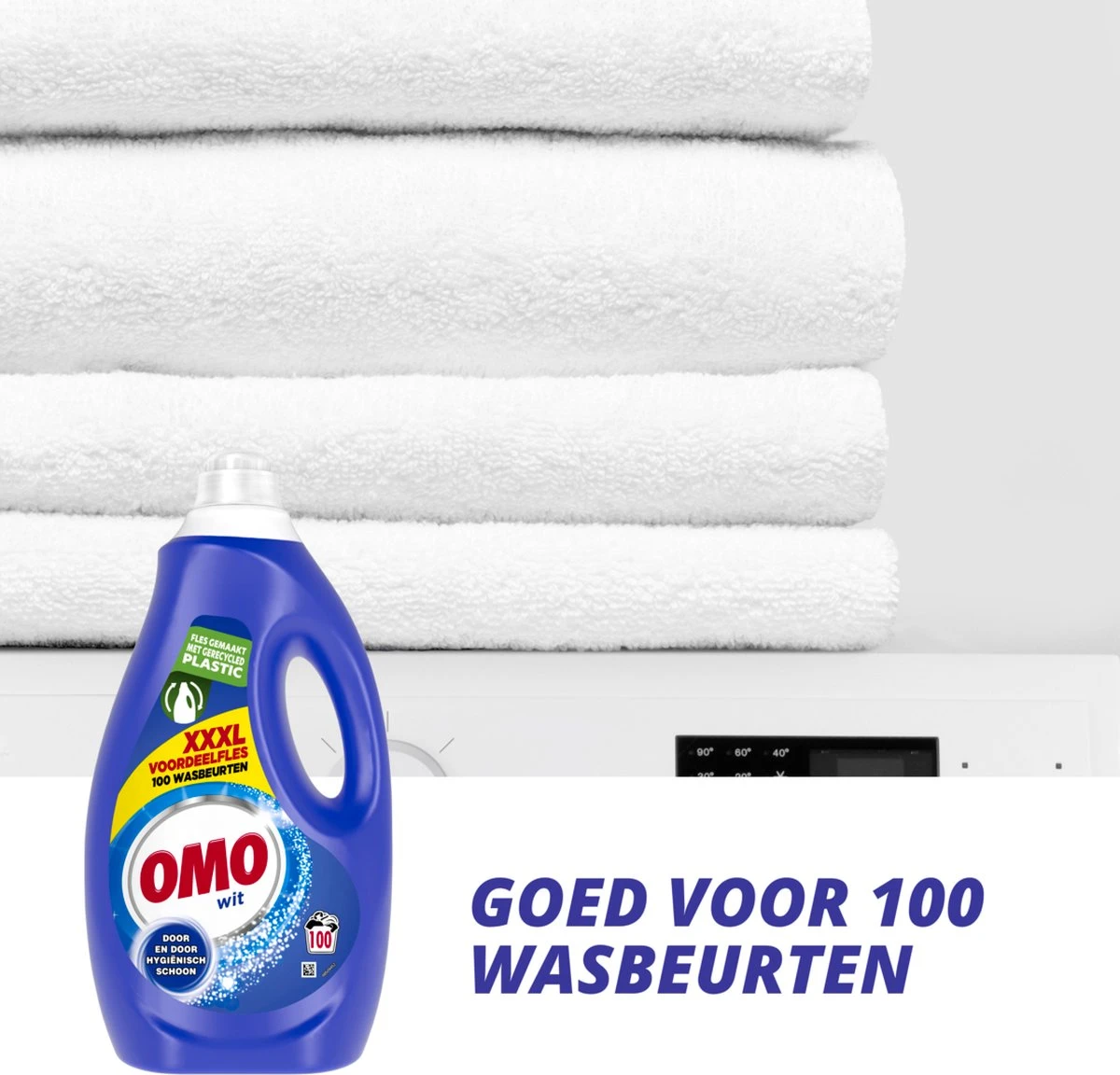 Omo Vloeibaar Wasmiddel Wit - 100 wasbeurten - Grootverpakking Omo Vloeibaar Wasmiddel Wit - 100 Wasbeurten - Grootverpakking -Huishoudelijke Artikelen Winkel
