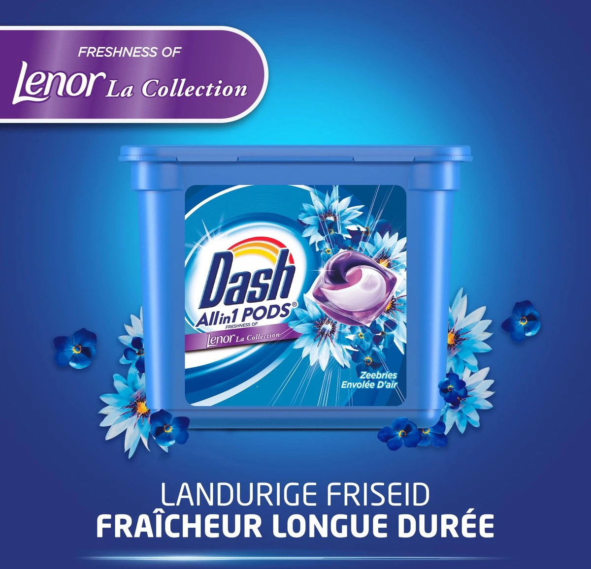 Dash All in 1 Wasmiddel Pods - Oceaanrust Wascapsules - Voordeelverpakking 3 x 40 Wasbeurten Dash All In 1 Wasmiddel Pods - Oceaanrust Wascapsules - Voordeelverpakking 3 X 40 Wasbeurten -Huishoudelijke Artikelen Winkel