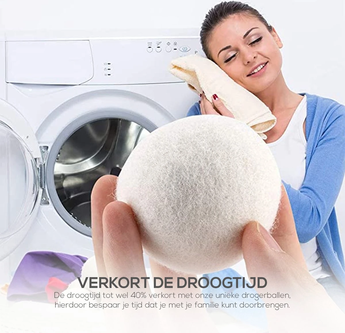 Merino Wollen Drogerballen XL - 10 Stuks - Herbruikbare Wasballen - Natuurlijke Wasverzachter - Wasbollen - Dryer Balls - Duurzame Nieuw-Zeelandse Droogballen Merino Wollen Drogerballen XL - 10 Stuks - Herbruikbare Wasballen - Natuurlijke Wasverzachter - Wasbollen - Dryer Balls - Duurzame Nieuw-Zeelandse Droogballen -Huishoudelijke Artikelen Winkel 1200x1158 8