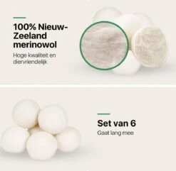 Tenify 6 XL Drogerballen + Extra Lavendel Olie - Wasbollen - Duurzaam - Schaapswol - Wasverzachter - Wasdrogerballen - Herbruikbare Droogballen - Energie Besparen -Huishoudelijke Artikelen Winkel 1200x1169 6