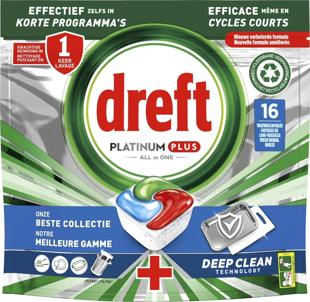 Dreft Platinum Plus All In One Deep Clean - Vaatwastabletten - Voordeelverpakking 5 X 16 stuks Dreft Platinum Plus All In One Deep Clean - Vaatwastabletten - Voordeelverpakking 5 X 16 Stuks -Huishoudelijke Artikelen Winkel 1200x1169 8