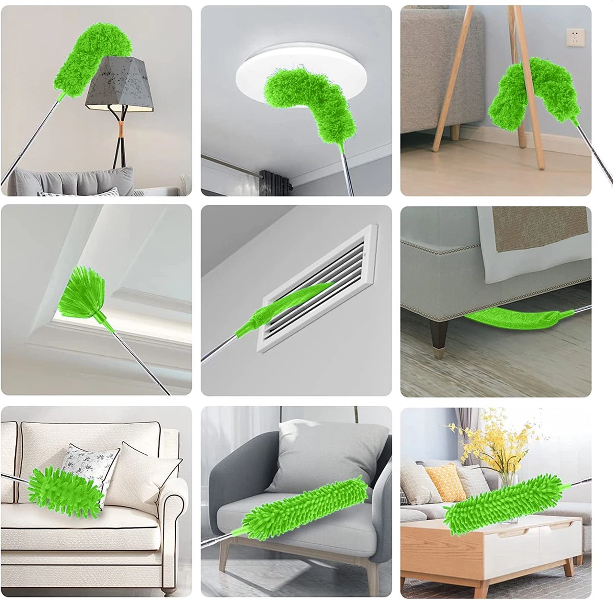 Strex Telescopische Plumeau Set met Telescoopsteel - 60 tot 140 cm - Uitschuifbaar - Flexibel - Microvezel Ragebol - 5-Delige schoonmaak set Strex Telescopische Plumeau Set Met Telescoopsteel - 60 Tot 140 Cm - Uitschuifbaar - Flexibel - Microvezel Ragebol - 5-Delige Schoonmaak Set -Huishoudelijke Artikelen Winkel 1200x1174 10