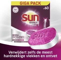 SUN® Sun Expert All-in 1 Vaatwastabletten - 60 Tabletten - Voordeelverpakking 4 SUN® Sun Expert All-in 1 Vaatwastabletten - 60 Tabletten - Voordeelverpakking -Huishoudelijke Artikelen Winkel 1200x1176 1