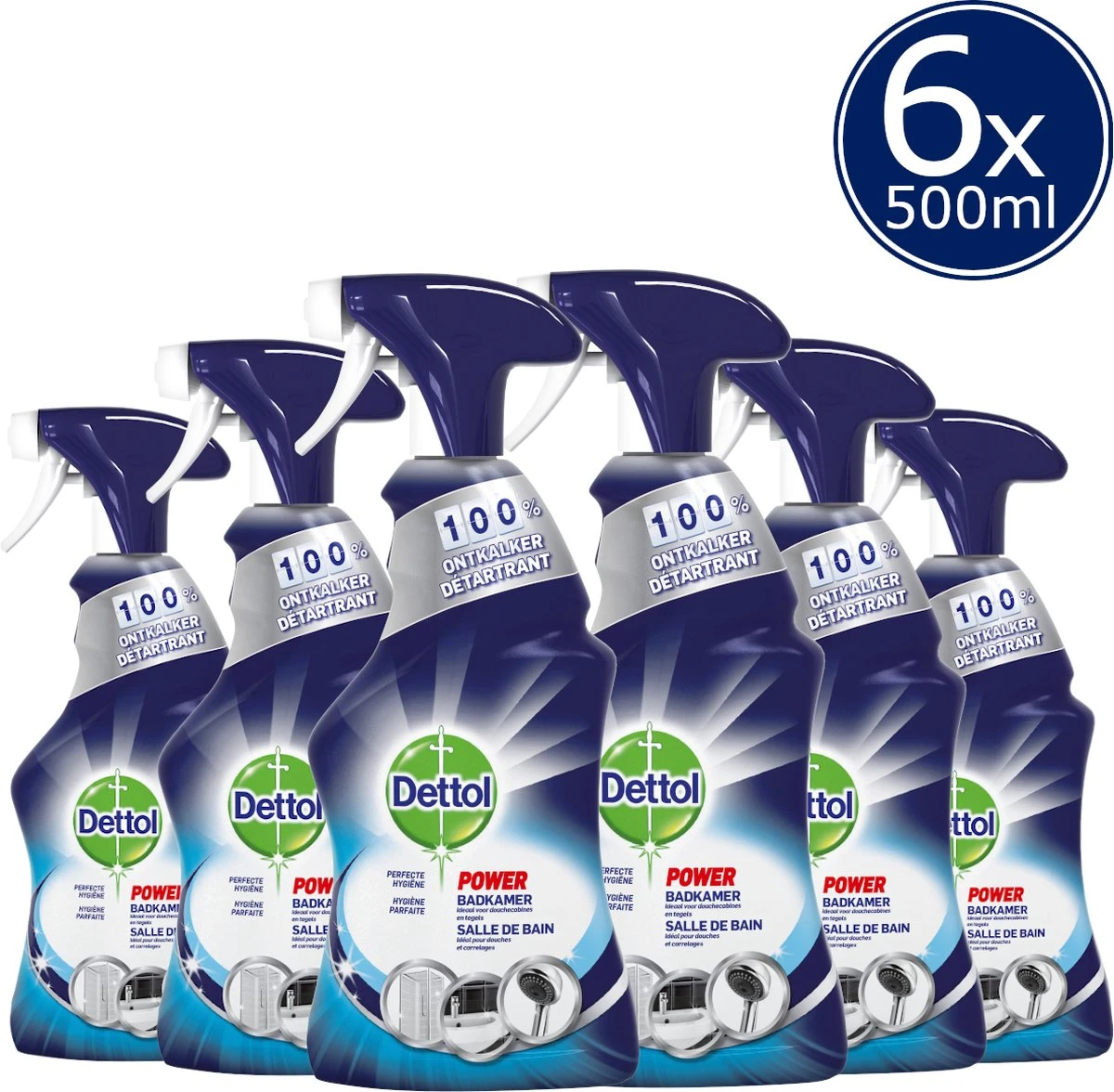 Dettol - Perfecte Hygiëne - Badkamerreiniger - Allesreiniger Spray - 6 x 500 ml - Grootverpakking Dettol - Perfecte Hygiëne - Badkamerreiniger - Allesreiniger Spray - 6 X 500 Ml - Grootverpakking -Huishoudelijke Artikelen Winkel 1200x1176 12