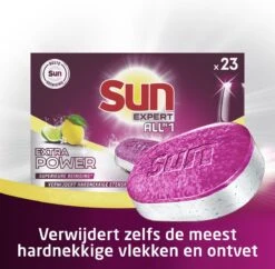 SUN® Sun All-In-1 Extra Power Lemon Vaatwastabletten - 6 X 23 Tabletten - Voordeelverpakking -Huishoudelijke Artikelen Winkel 1200x1176 5