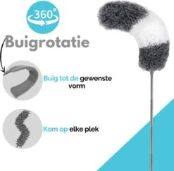 VAIVE Plumeau Uitschuifbaar - Stoffer - Duster - Ragebol Met Telescoopsteel -Huishoudelijke Artikelen Winkel 1200x1179 5