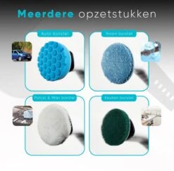 Merkloos Scrubclean Elektrische Schoonmaakborstel-7 In 1 Schrobber Met Steel-2 Standen Poetsmachine-max 130cm-badkamer/keuken/auto +gratis Houder -Huishoudelijke Artikelen Winkel 1200x1182 8