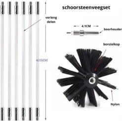 NIRAX Professionele Schoorsteenveegset Verstelbaar Tot 9 Meter – Schoorsteenveger - Veegkit – Schoorsteen Borstel - Schoorsteenreiniger - Borstel Set - Kachel - Onderhoud 3 NIRAX Professionele Schoorsteenveegset Verstelbaar Tot 9 Meter – Schoorsteenveger - Veegkit – Schoorsteen Borstel - Schoorsteenreiniger - Borstel Set - Kachel - Onderhoud -Huishoudelijke Artikelen Winkel 1200x1183 3