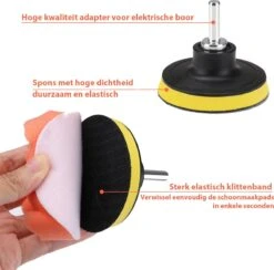 Borstelset Boormachine 25 Delig - Schuursponsjes- Schrobborstel – Boorborstel – Schuurborstel - Borstel Boormachine – Schoonmaakborstel – Reinigingsborstel – Tapijtreiniger - Borstelset -Huishoudelijke Artikelen Winkel 1200x1184 12