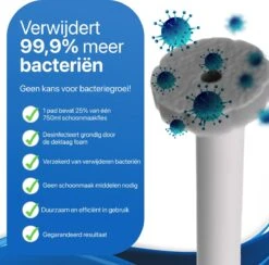 RevoBrush 28x Crystal Clean Foaming Pads Navulling - WC Borstel Met Houder Vrijstaand 3 RevoBrush 28x Crystal Clean Foaming Pads Navulling - WC Borstel Met Houder Vrijstaand -Huishoudelijke Artikelen Winkel 1200x1184 21