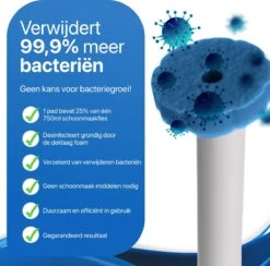RevoBrush 28x Ocean Breeze Foaming Pads Navulling - WC Borstel Met Houder Vrijstaand -Huishoudelijke Artikelen Winkel 1200x1184 22
