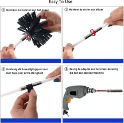 Kibani Schoorsteenborstel 9 Meter - Schoorsteenreiniger - Schoorsteenveger - Schoorsteenveegset - Schoorsteen Borstel - Veegkit - Borstelset Voor Boormachine - Boormachine 2 Kibani Schoorsteenborstel 9 Meter - Schoorsteenreiniger - Schoorsteenveger - Schoorsteenveegset - Schoorsteen Borstel - Veegkit - Borstelset Voor Boormachine - Boormachine -Huishoudelijke Artikelen Winkel 1200x1189 11