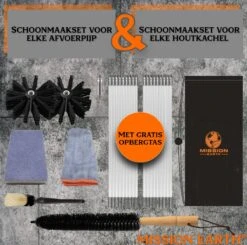 Schoorsteenveegset - 8 Meter - 2 Borstelkoppen - Professioneel - Schoorsteen Borstel - Veegkit - Haardset Voor Houtkachel - Flexibel - Schoorsteenveger - Pelletkachel Accessoires - Schoorsteen Reiniger - Geschikt Voor Boormachines -Huishoudelijke Artikelen Winkel 1200x1189 13