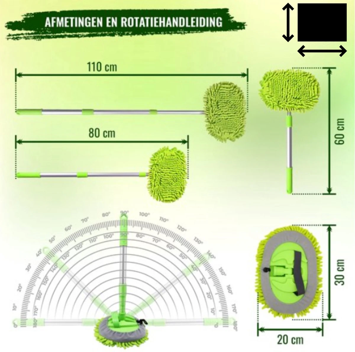 Professionele Telescopische Wasborstel + Tonova Pen - Auto Schoonmaakborstel - Anti Slip - Auto, Caravan & Camper - Uitschuifbaar - Groen Merkloos Professionele Telescopische Wasborstel + Tonova Pen - Auto Schoonmaakborstel - Anti Slip - Auto, Caravan & Camper - Uitschuifbaar - Groen -Huishoudelijke Artikelen Winkel 1200x1190 3