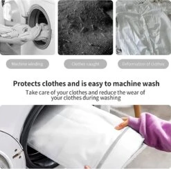 BOTC Waszakken - Wasnetten - Set Van 5 - Bescherm Je Wasgoed En Wasmachine - Transparant -Huishoudelijke Artikelen Winkel 1200x1191