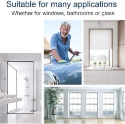 BOTC Douchewisser - Raamwisser - Silicone - 21cm X 16cm - Badkamer Accessoires -Zwart -Huishoudelijke Artikelen Winkel 1200x1191 9