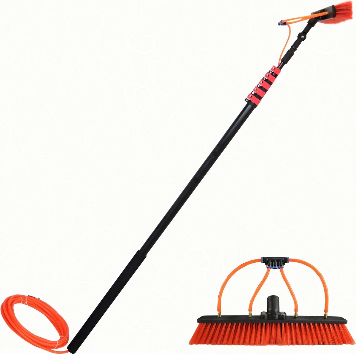 Aqua2Go Telescoopsteel 7,2 meter - Lichtgewicht aluminium - 40 cm. borstel - Ramen wassen - Zonnepanelen Aqua2Go Telescoopsteel 7,2 Meter - Lichtgewicht Aluminium - 40 Cm. Borstel - Ramen Wassen - Zonnepanelen -Huishoudelijke Artikelen Winkel 1200x1194 14