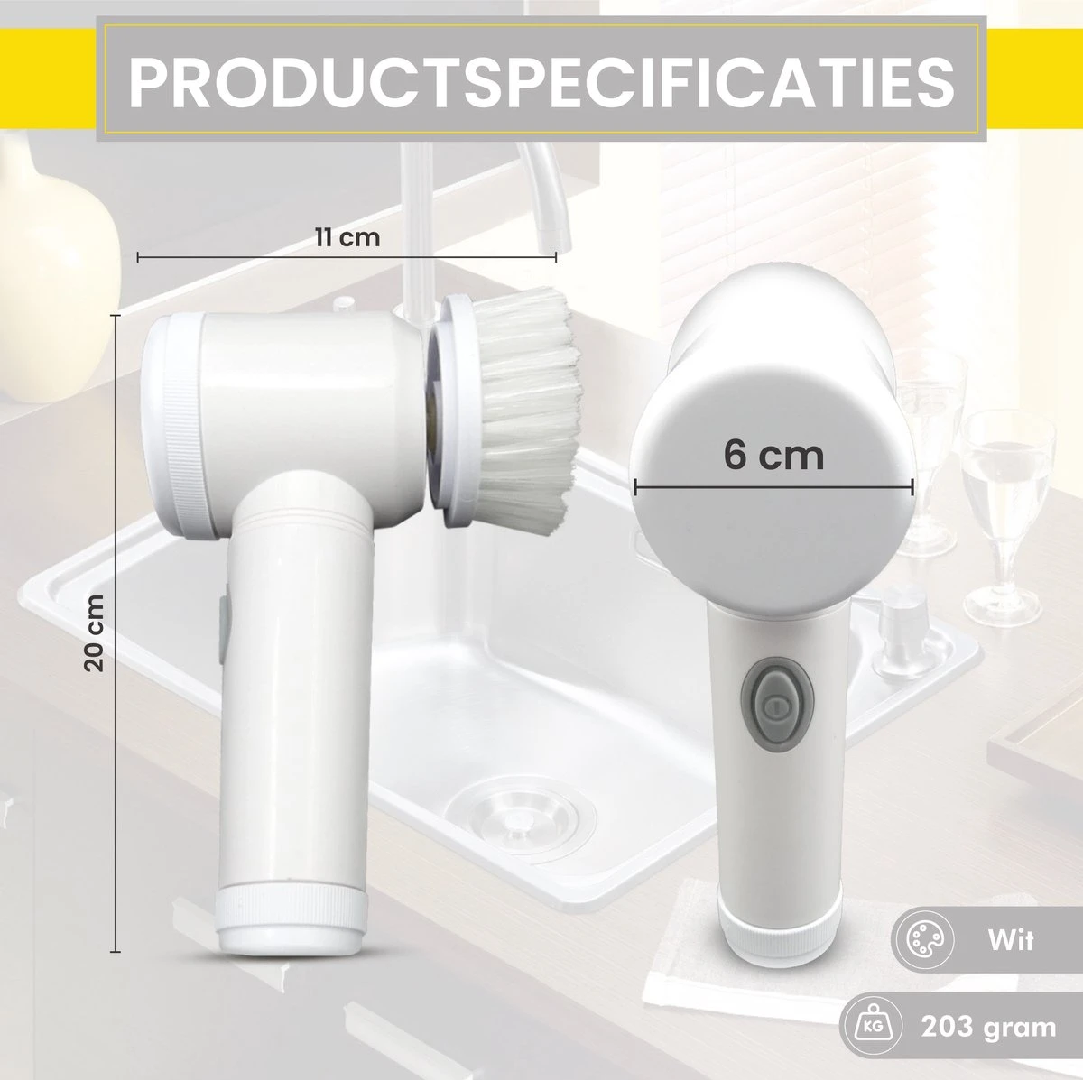 Lenga Elektrische schoonmaakborstel - 5 in 1 borstel - Oplaadbaar - Wasborstel - Schoonmaakmiddelen - Schrobborstels Lenga Elektrische Schoonmaakborstel - 5 In 1 Borstel - Oplaadbaar - Wasborstel - Schoonmaakmiddelen - Schrobborstels -Huishoudelijke Artikelen Winkel 1200x1197 28