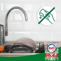 Dreft Platinum Plus All In One Vaatwastabletten - Deep Clean - Voordeelverpakking 4 X 38 Stuks -Huishoudelijke Artikelen Winkel 1200x1198 36