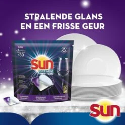 SUN® Sun Optimum All-in 1 Regular Capsules - 30 Vaatwastabletten - Maandbox -Huishoudelijke Artikelen Winkel 1200x1200 1079