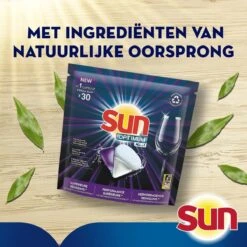SUN® Sun Optimum All-in 1 Regular Capsules - 30 Vaatwastabletten - Maandbox -Huishoudelijke Artikelen Winkel 1200x1200 1081