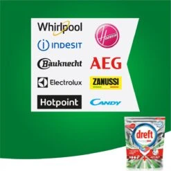 Dreft Platinum Plus All In One Vaatwastabletten - Deep Clean - Voordeelverpakking 4 X 38 Stuks -Huishoudelijke Artikelen Winkel 1200x1200 1084