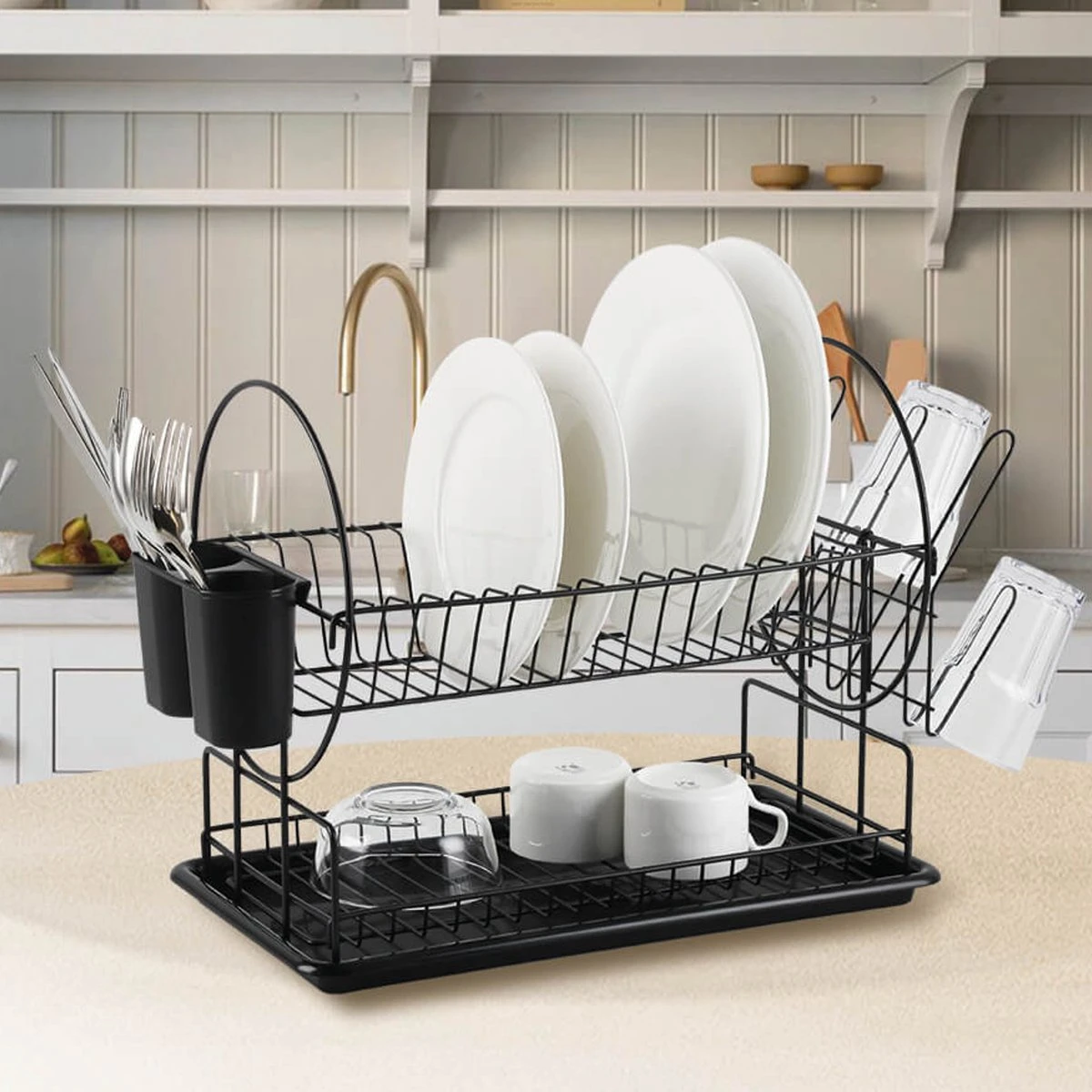 Maestro - Afdruiprek 2 bestekrekken Wateropvangbak - 50cm Maestro - Afdruiprek 2 Bestekrekken Wateropvangbak - 50cm -Huishoudelijke Artikelen Winkel 1200x1200 1223