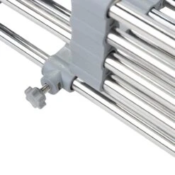 IBright Verstelbare Keukenrek - Gootsteen Mand - Afdruiprek – Vergiet – Verstelbaar In Lengte - Uitschuifbaar - RVS Grijs -Huishoudelijke Artikelen Winkel 1200x1200 1234