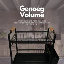 Afdruiprek - Zwart/ Met Flexibele Water Afvoer/ Borden, Pannen Bestek/ RVS/ Lichtgewicht/ Lekbak/ Luxe Uitvoering 3 Afdruiprek - Zwart/ Met Flexibele Water Afvoer/ Borden, Pannen Bestek/ RVS/ Lichtgewicht/ Lekbak/ Luxe Uitvoering -Huishoudelijke Artikelen Winkel 1200x1200 1244