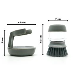 In Round Afwasborstel Met Zeepdispenser / Zeepreservoir – Inclusief Houder – Grijs – Afwas Borstel – Zeep Handborstel – Doseerpomp – Afwasmiddel Dispenser – Navulbaar 3 In Round Afwasborstel Met Zeepdispenser / Zeepreservoir – Inclusief Houder – Grijs – Afwas Borstel – Zeep Handborstel – Doseerpomp – Afwasmiddel Dispenser – Navulbaar -Huishoudelijke Artikelen Winkel 1200x1200 1324