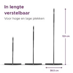 MAYMS® Vloerwisser Badkamer - Vloertrekker - Vloertrekker Met Steel - Floor Wiper - Aftrekker - RVS - Zwart - Design - Wisser - Vloerwisser Douche -Huishoudelijke Artikelen Winkel 1200x1200 1352