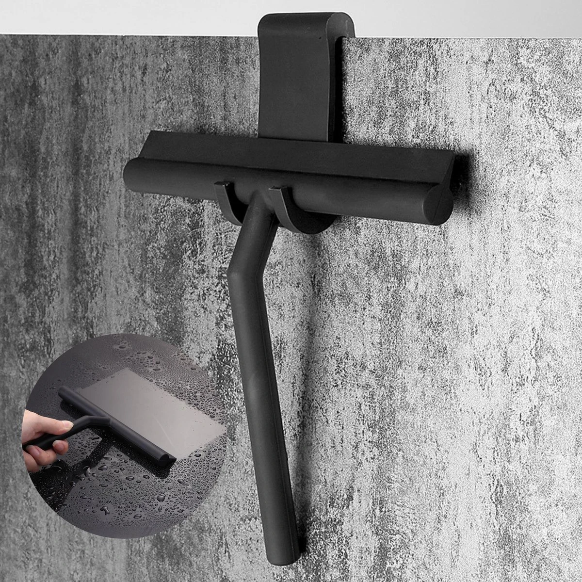 ATV PERFECTUM Douchewisser Zwart met Ophangsysteem - Raamwisser- Trekker Douche - Silicone - 21cm x 16cm - Badkamer Accessoires - douchewisser ATV PERFECTUM Douchewisser Zwart Met Ophangsysteem - Raamwisser- Trekker Douche - Silicone - 21cm X 16cm - Badkamer Accessoires - Douchewisser -Huishoudelijke Artikelen Winkel 1200x1200 1359