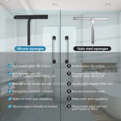 ATV PERFECTUM Douchewisser Zwart Met Ophangsysteem - Raamwisser- Trekker Douche - Silicone - 21cm X 16cm - Badkamer Accessoires - Douchewisser 4 ATV PERFECTUM Douchewisser Zwart Met Ophangsysteem - Raamwisser- Trekker Douche - Silicone - 21cm X 16cm - Badkamer Accessoires - Douchewisser -Huishoudelijke Artikelen Winkel 1200x1200 1361