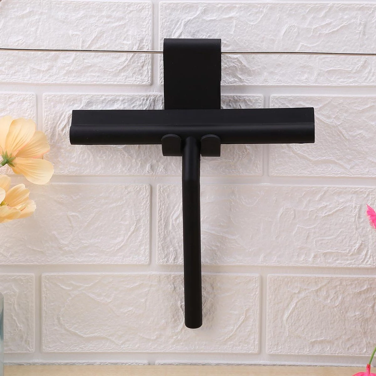 ATV PERFECTUM Douchewisser Zwart met Ophangsysteem - Raamwisser- Trekker Douche - Silicone - 21cm x 16cm - Badkamer Accessoires - douchewisser ATV PERFECTUM Douchewisser Zwart Met Ophangsysteem - Raamwisser- Trekker Douche - Silicone - 21cm X 16cm - Badkamer Accessoires - Douchewisser -Huishoudelijke Artikelen Winkel 1200x1200 1363