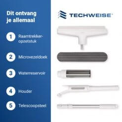 4-in-1 Raamwisser Met Telescoopsteel En Spray-functie - 110cm - Ramenwasser - Ramenwisser -Huishoudelijke Artikelen Winkel 1200x1200 1382