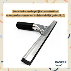 Raamtrekker Professioneel - 30 Cm - Pasper - Raamwisser - Raamtrekkers Zwart - Verstelbaar - Voor Multifunctioneel Gebruik Ramen, Douche En Auto -Huishoudelijke Artikelen Winkel 1200x1200 1388