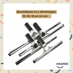 Raamtrekker Professioneel - 30 Cm - Pasper - Raamwisser - Raamtrekkers Zwart - Verstelbaar - Voor Multifunctioneel Gebruik Ramen, Douche En Auto -Huishoudelijke Artikelen Winkel 1200x1200 1389