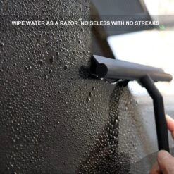 BOTC Douchewisser - Raamwisser - Silicone - 21cm X 16cm - Badkamer Accessoires -Zwart -Huishoudelijke Artikelen Winkel 1200x1200 1426