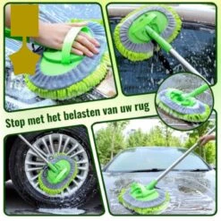Merkloos Professionele Telescopische Wasborstel + Tonova Pen - Auto Schoonmaakborstel - Anti Slip - Auto, Caravan & Camper - Uitschuifbaar - Groen 4 Merkloos Professionele Telescopische Wasborstel + Tonova Pen - Auto Schoonmaakborstel - Anti Slip - Auto, Caravan & Camper - Uitschuifbaar - Groen -Huishoudelijke Artikelen Winkel 1200x1200 1442