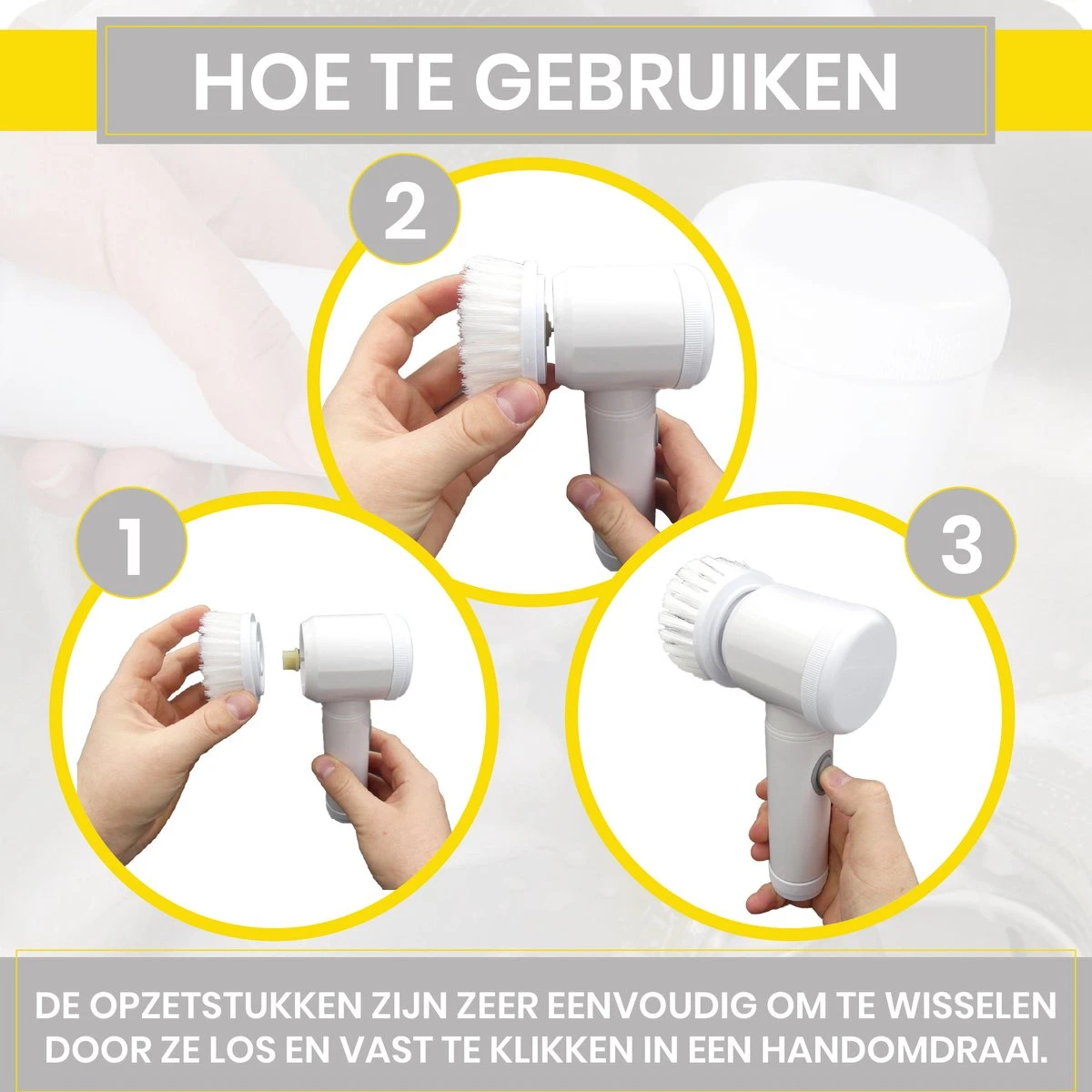 Lenga Elektrische schoonmaakborstel - 5 in 1 borstel - Oplaadbaar - Wasborstel - Schoonmaakmiddelen - Schrobborstels Lenga Elektrische Schoonmaakborstel - 5 In 1 Borstel - Oplaadbaar - Wasborstel - Schoonmaakmiddelen - Schrobborstels -Huishoudelijke Artikelen Winkel 1200x1200 1446