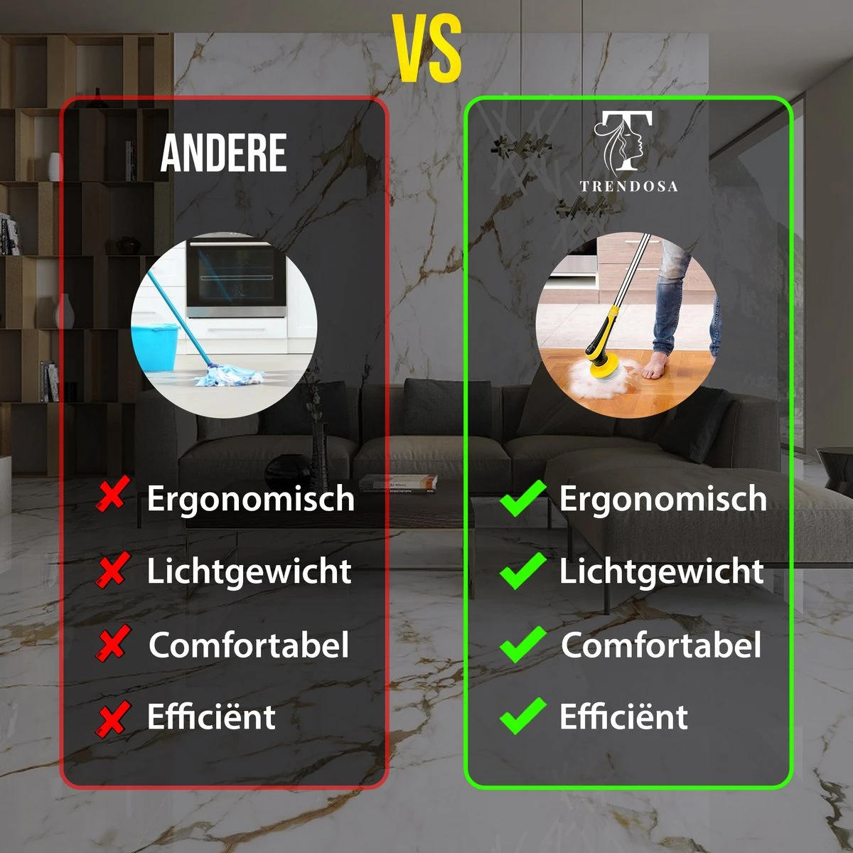 Trendosa Elektrische Schoonmaakborstel - Elektrische Schrobborstel - Poetsmachine - Handborstel - scrubber- de Badkamer/Keuken/Auto- 10 opzetstukken Geel Trendosa Elektrische Schoonmaakborstel - Elektrische Schrobborstel - Poetsmachine - Handborstel - Scrubber- De Badkamer/Keuken/Auto- 10 Opzetstukken Geel -Huishoudelijke Artikelen Winkel 1200x1200 1463