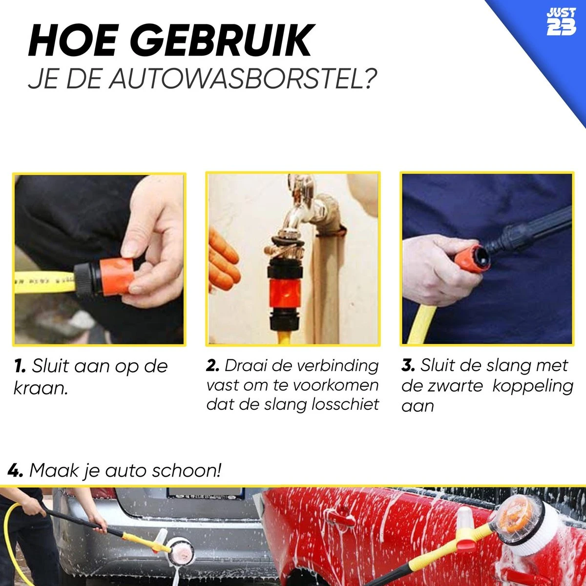 JUST23 Telescopische Autowasborstel – Schrobber Met Steel – Velgenborstel - Autowasset Met Zeep - Roterende Schoonmaakborstel - Multifunctionele Wasborstel JUST23 Telescopische Autowasborstel – Schrobber Met Steel – Velgenborstel - Autowasset Met Zeep - Roterende Schoonmaakborstel - Multifunctionele Wasborstel -Huishoudelijke Artikelen Winkel 1200x1200 1521