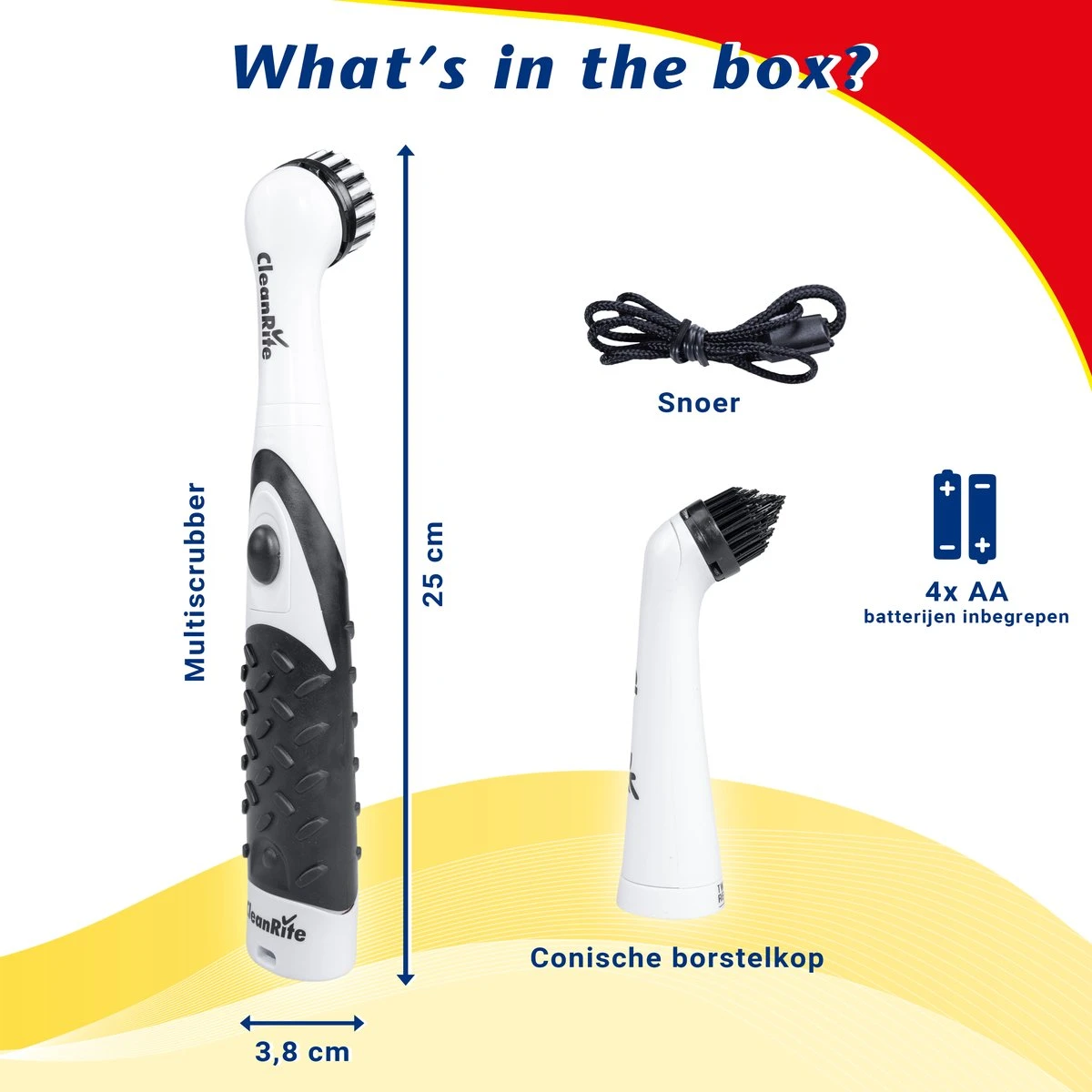 CleanRite® Multi Scrubber - Schoonmaakborstel voor Auto, Fornuis, Tegels en Voegen CleanRite® Multi Scrubber - Schoonmaakborstel Voor Auto, Fornuis, Tegels En Voegen -Huishoudelijke Artikelen Winkel 1200x1200 1540