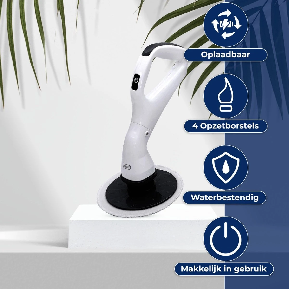B-care Elektrische Schoonmaakborstel - 4 Opzetstukken - Wasborstel - Poetsmachine - Schrobborstel - Handborstel - Werkborstel - Schrobber - Boorborstel - Schoonmaakmiddelen - Reinigingsborstel B-care Elektrische Schoonmaakborstel - 4 Opzetstukken - Wasborstel - Poetsmachine - Schrobborstel - Handborstel - Werkborstel - Schrobber - Boorborstel - Schoonmaakmiddelen - Reinigingsborstel -Huishoudelijke Artikelen Winkel 1200x1200 1566