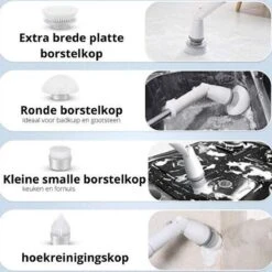 Elektrische Scrubber - Veelzijdige Schrobborstel - Elektrische Schoonmaakborstel - Binnen En Buiten Schoonmaken -Huishoudelijke Artikelen Winkel 1200x1200 1586