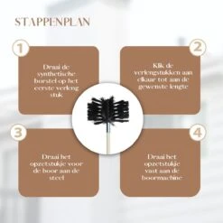 Waay Lifestyle Schoorsteenveegset - Schoorsteenborstel 6 Meter - Schoorsteenreiniger - Schrobborstels - Schoorsteenveger - Flexibele Steel - Geschikt Voor Boormachine - Wit -Huishoudelijke Artikelen Winkel 1200x1200 1593