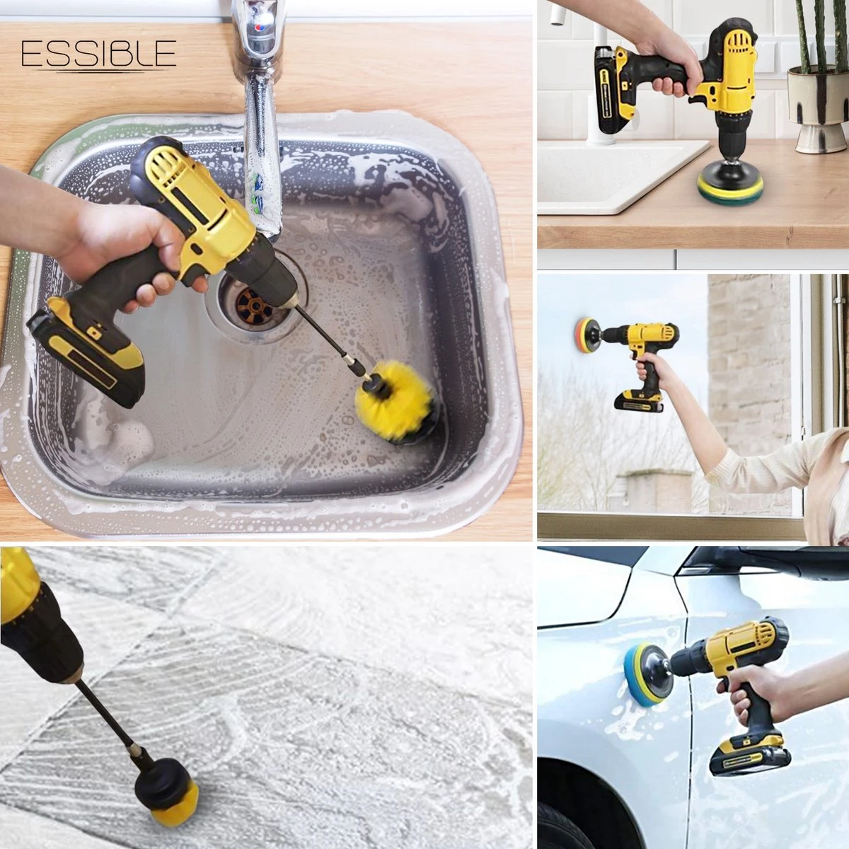 ESSIBLE Borstelboor - Set 20 Stuks - Schrobborstel - Polypropyleen - borstel boormachine - schrobborstel - schuurborstel - automatische reiniging - 20 delige borstelset voor boormachine ESSIBLE Borstelboor - Set 20 Stuks - Schrobborstel - Polypropyleen - Borstel Boormachine - Schrobborstel - Schuurborstel - Automatische Reiniging - 20 Delige Borstelset Voor Boormachine -Huishoudelijke Artikelen Winkel 1200x1200 1605