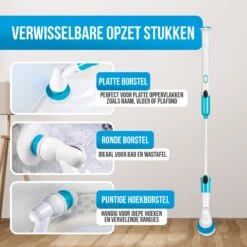 Strex Elektrische Schoonmaakborstel - Draadloze Schrobborstel - Schrobber - 3 Opzetstukken - Telescoopsteel - Poetsmachine Met Krachtige Accu 2 Strex Elektrische Schoonmaakborstel - Draadloze Schrobborstel - Schrobber - 3 Opzetstukken - Telescoopsteel - Poetsmachine Met Krachtige Accu -Huishoudelijke Artikelen Winkel 1200x1200 1608