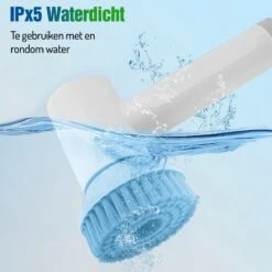 Elektrische Schoonmaakborstel - Schrobborstel - Handborstel - Schuurborstel - Schrobber - Badkamer - Toilet - Keuken -Huishoudelijke Artikelen Winkel 1200x1200 1617